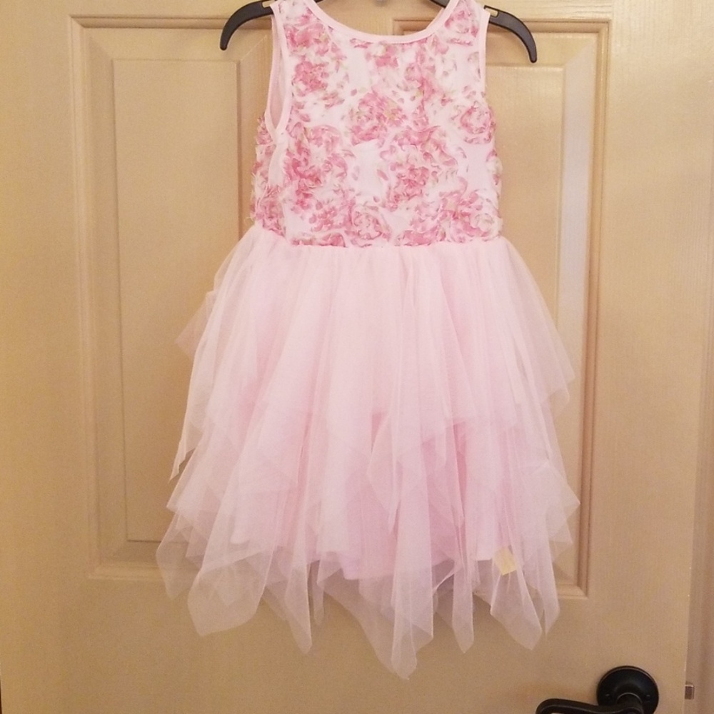 Pink tulle dress